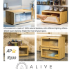Natural bamboo bread storage container