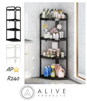 Untitled design - 2026-08-03T152948.318 Multifunctional 4-tier rolling triangular storage rack