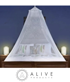 White round mosquito net bed canopy