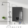 Wall-mounted electric tankless water heater