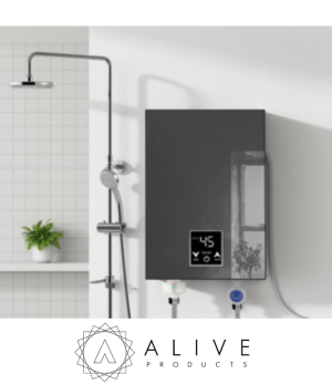 Wall-mounted electric tankless water heater