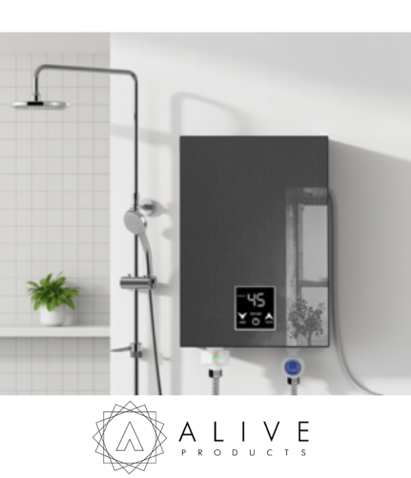 Wall-mounted electric tankless water heater
