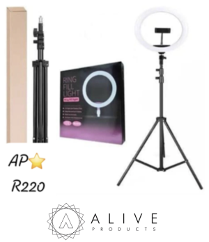 Untitled design (85) Selfie stick with ring light