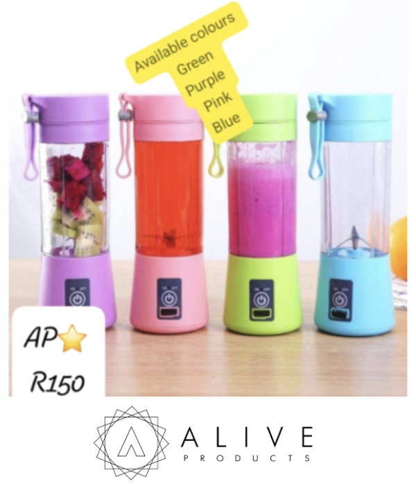 Rechargeable portable mini blender