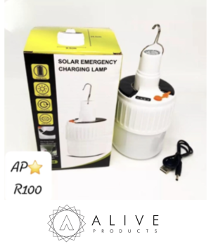 Portable Solar Emergency Charging Lamp.